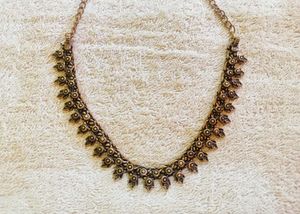 Metal Necklace and Earrings Set