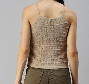 Chic Knit Halter Neck Top