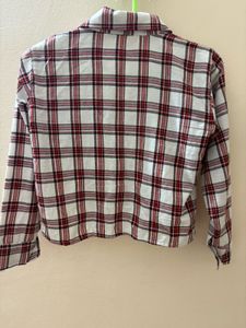 Classic Plaid Cropped Shirt