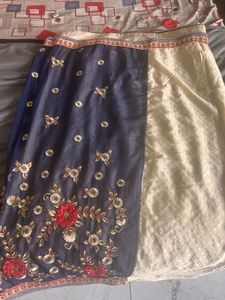 Exquisite Embroidered Saree
