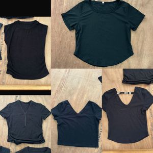 set of 5 Black T-Shirts