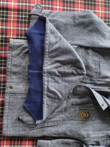 Men's Grey Textured Jacket