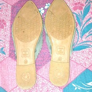 Elegant Floral Flats Jutti