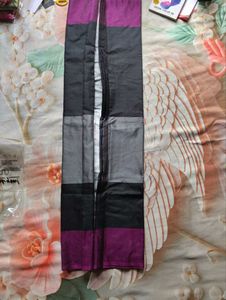 Chic Striped Cotton Saree