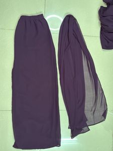 Elegant Purple Kurta Set with Dupatta