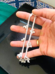 Pure Silver Kids Payal (wt:-28.100g)