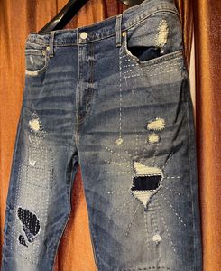 Levi’s Men Straight Fit Distressed Heavy Jeans