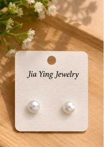 Classic Pearl Stud Earrings