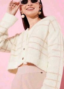ִֶָ🪽་༘Cozy Plaid Cardigan🍒