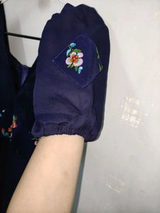 Violet Maxi Dress V Neck Deep Cut