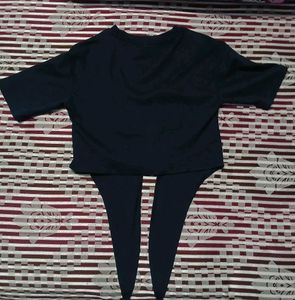 Navy Blue T-Shirt Top