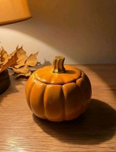 Trick or Treat handmade pumpkin pots
