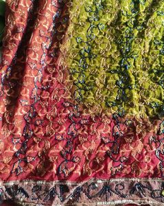 Vintage Embroidered Fabric