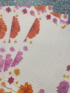 Floral Decorative Bordered Sheets [A4]