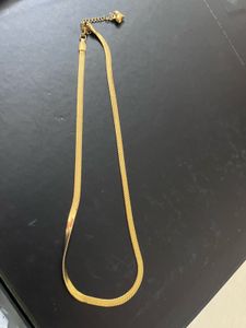 ANTI TARNISH Gold Tone Snake Chain Necklace