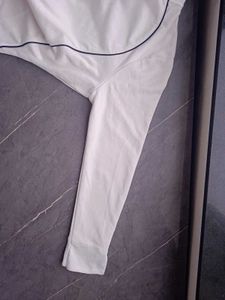 Women's White Zip-Up Jacket