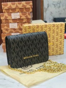 Michael Kors Monogram Chain Wallet