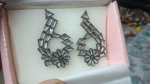 Designer Dangler Earrings with Stone