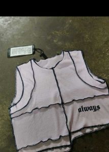 Lilac "always" Crop Top