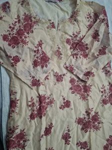 Floral Print Kurta