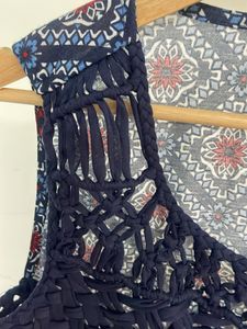 Chic Sleeveless Geometric Print Top