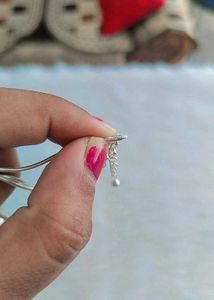 92.5 silver charming anklet with hallmark