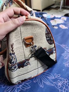 Unique Elephant Print Tapestry Handbag
