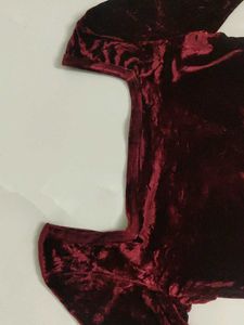Velvet Burnout Print Top✨💋