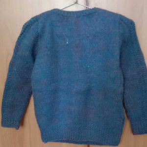 dark blue colour knitted sweater