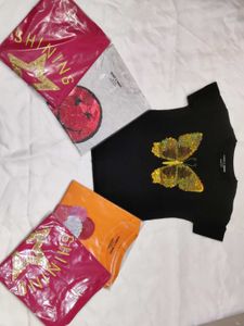 T-Shirt with Sequin  7-8 years