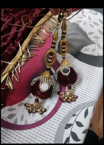 Maroon Lehenga Set