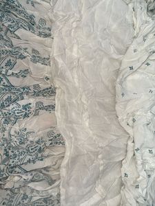 Bohemian White Ethnic Skirt