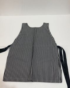 Striped Apron stylish tie up -Top