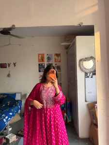 Elegant Pink Kurta Set with Dupatta