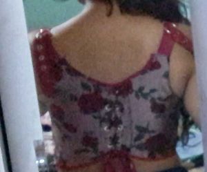 y2k Gothic Rose Corset Top