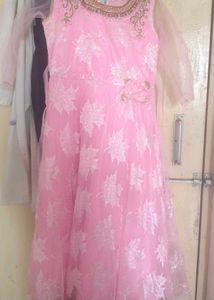 Pink Sequined Lehenga Choli Set