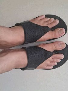 Bata Stylish Embellished Flip-Flops