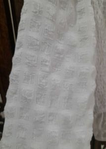 White Ruffled Tie-Front Crop Top
