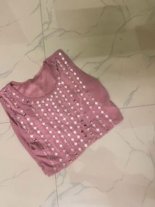 Elegant Sequined Kurta Set