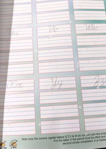 Kids colouring and cursive practice  combo of 3
