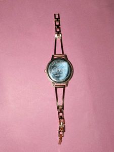 Rose/pink gold watch