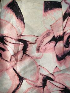 White Floral Print Shorts