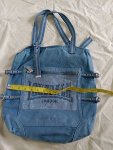denim vintage shoulder bag