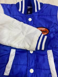 Blue And White Jacket For Boys