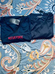 SHEIN Women's Navy Blue Tops (2)