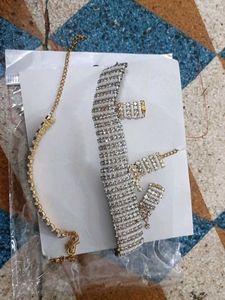 Sparkling Rhinestone Jewellery Set