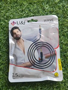 U&i Wave Series 3.5mm Aux Cable white