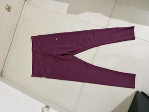 Athletic Leggings - Burgundy