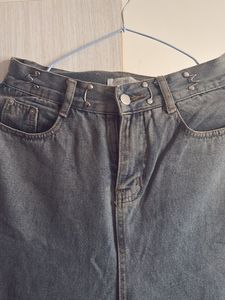 wash blue  Wide-Leg Denim Jeans