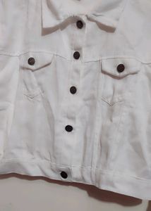 White Crop Jacket For Girl Or Women 36 Bust